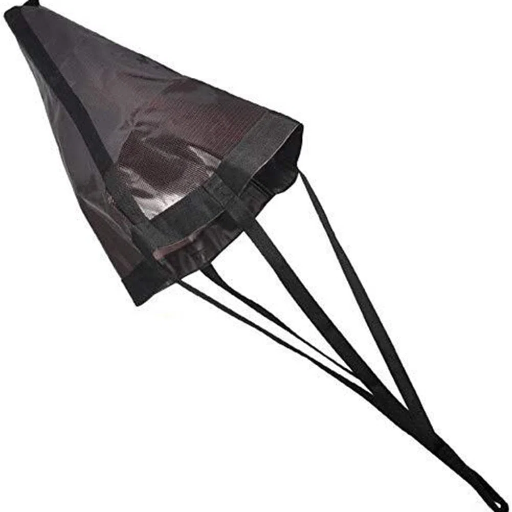 Anclaje de calcetín de deriva, ancla de pesca para kayak, ancla de barco, canoa, ancla de mar, para lago, río, océano (S-60 x 53 cm)