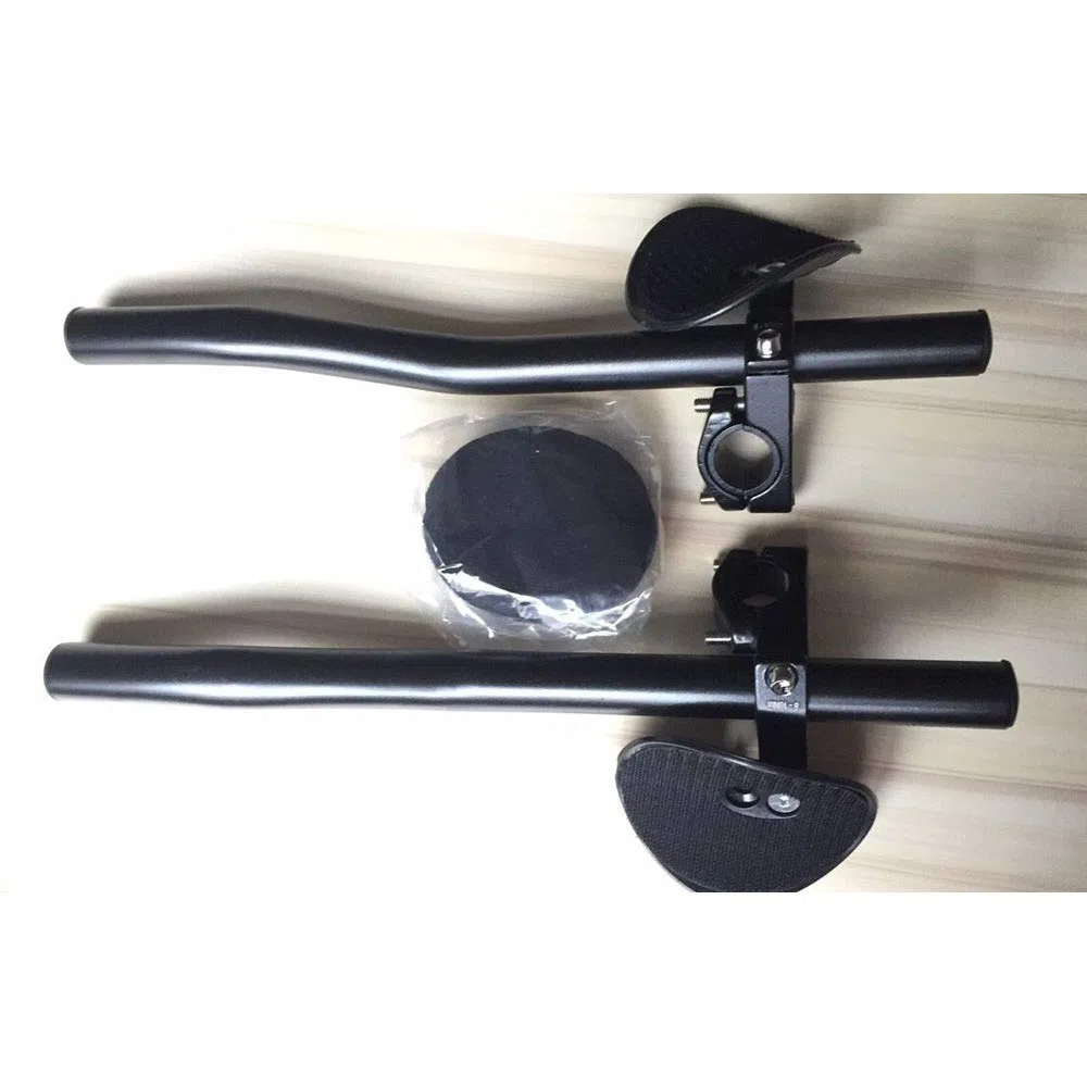bicicleta triatlón Aero resto mango aleación de aluminio barra manillar ciclismo Clip en tres barras accesorios de bicicleta