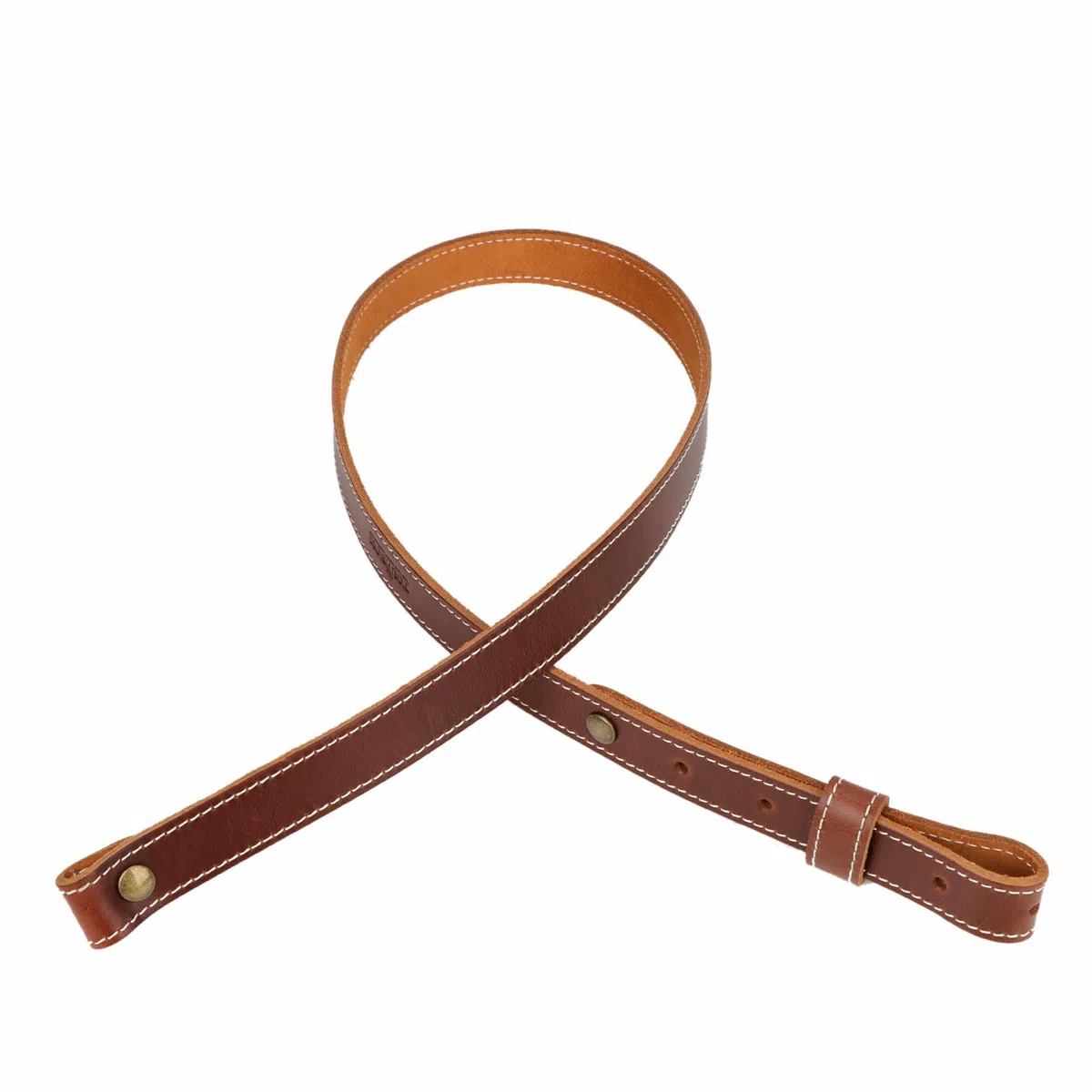 Correa de piel auténtica marrón para rifle, escopeta de aire, estilo europeo