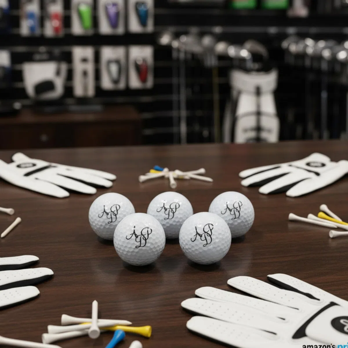 Bolas de Golf Wilson Ultra Personalizadas con Iniciales - Grabado Láser para Golfistas - Elige 3, 6, 10 o 50 Pelotas con el Mismo Grabado Amantes del Golf
