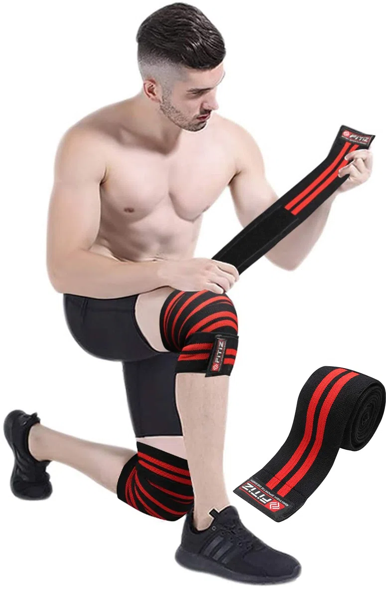 Rodilleras elásticas para levantamiento de pesas, soporte de rodilla para sentadillas, bandas para crossfit, gimnasio, dolor, WOD, entrenamiento cruzado, levantamiento de potencia,