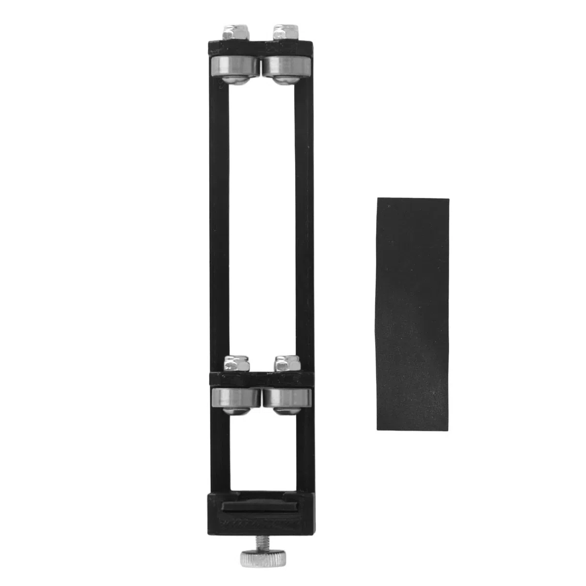 Probador De Flecha Giratoria, Accesorios De Flecha Compactos Negros, Detector De Rectitud De Tiro con Mano De Obra Fina De Acero Pla para Reemplazo