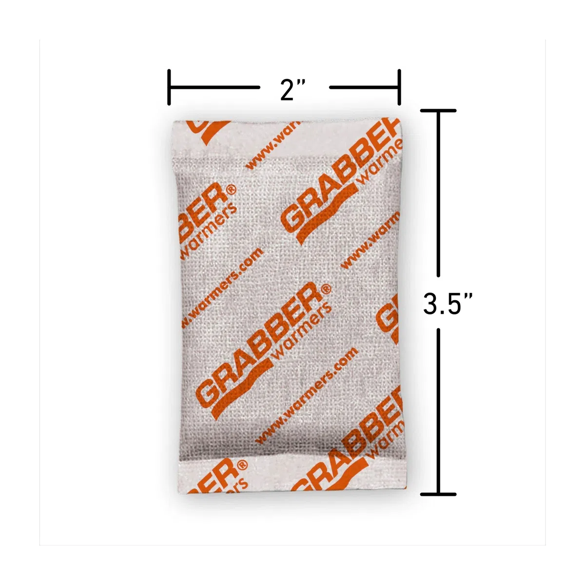 Grabber - Calentadores de manos de larga duración, seguros y naturales, sin olor, activados por aire, hasta 7 horas de calor, 40 pares