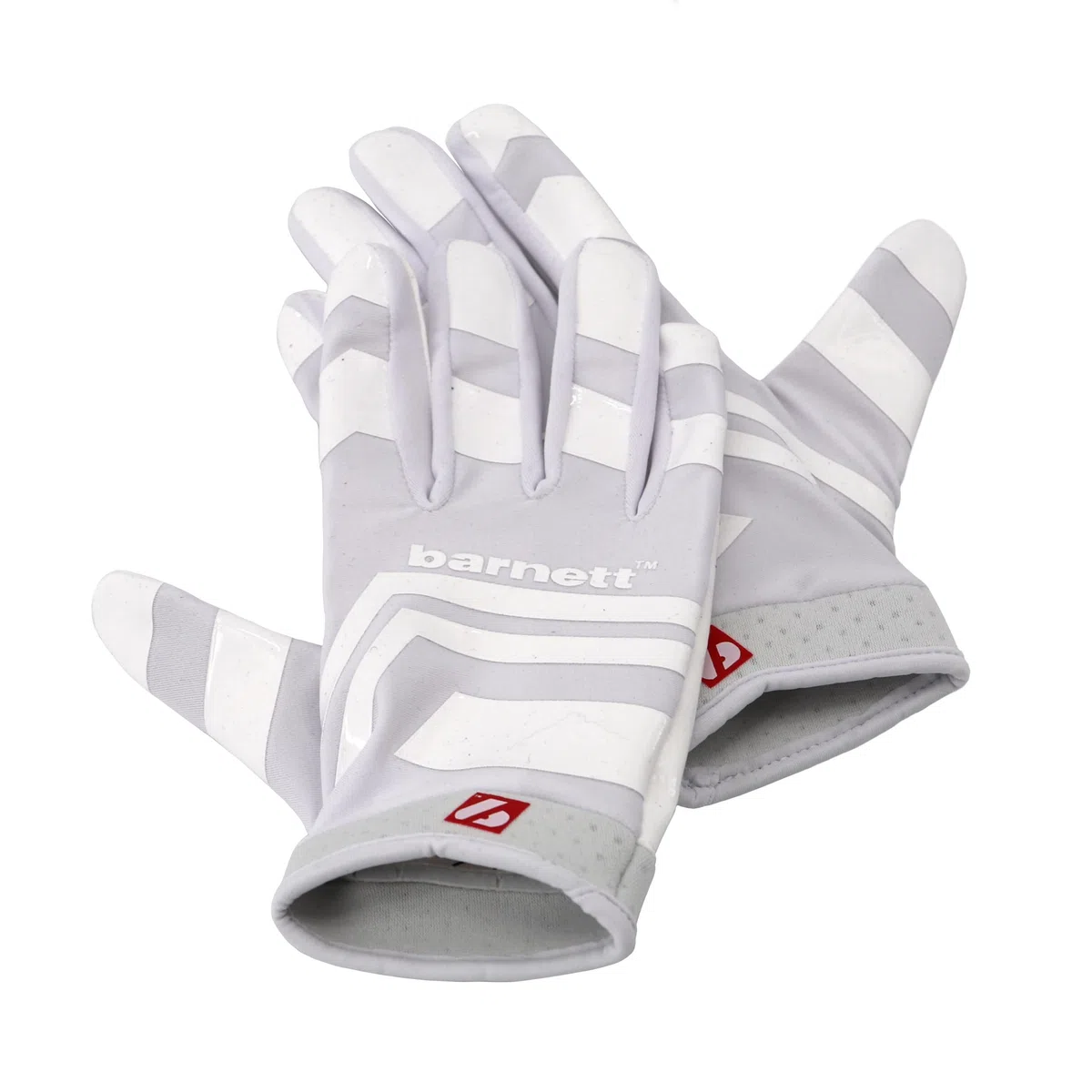 BARNETT FRG-03 Junior Receiver - Guantes de fútbol (RE, DB, RB), Color Blanco