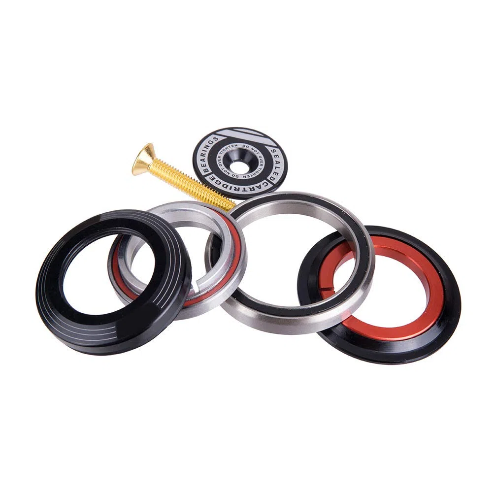 Rodamientos de la horquilla delantera Accesorios, 1set bicicleta delantera tenedor carretera bicicleta auricular, tubo cónico carretera bicicleta auricular fácil instalar 42mm/52mm horquilla delantera