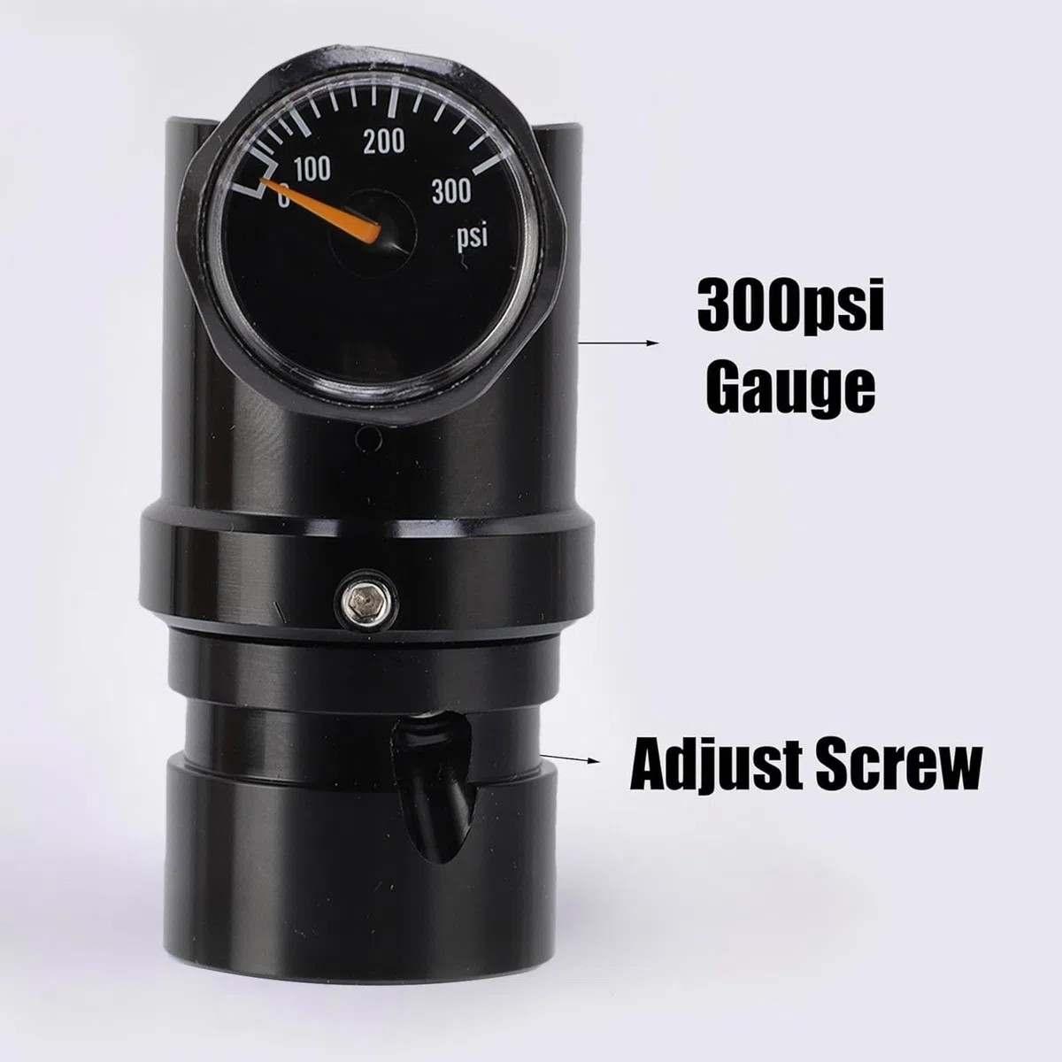 TOPINCN Mini Regulador de CO2, Regulador de Presión Refrescante de Baja Presión con Hilo G1/2-14, Ajustable de 20 PSI a 200psi