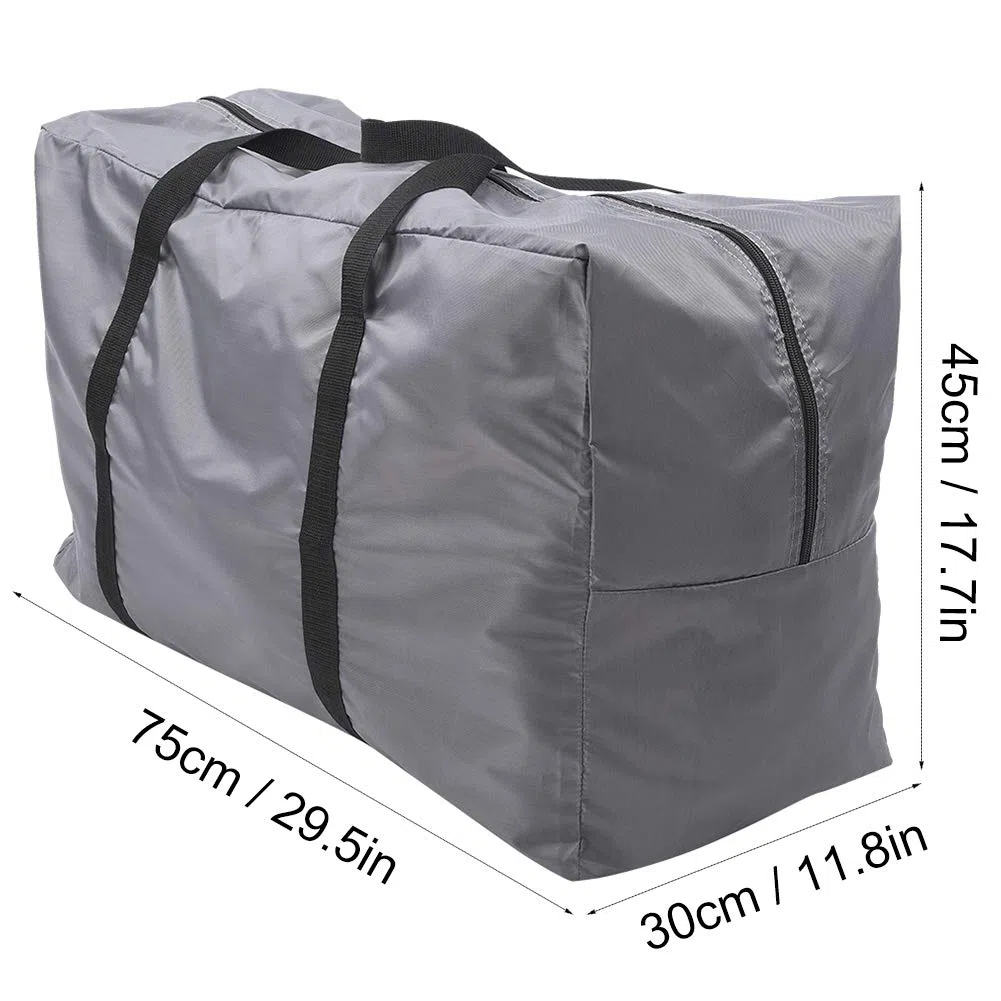 Bolsa de transporte plegable extra grande y resistente, bolsa de transporte para kayak, bolsa de almacenamiento inflable para accesorios de barco