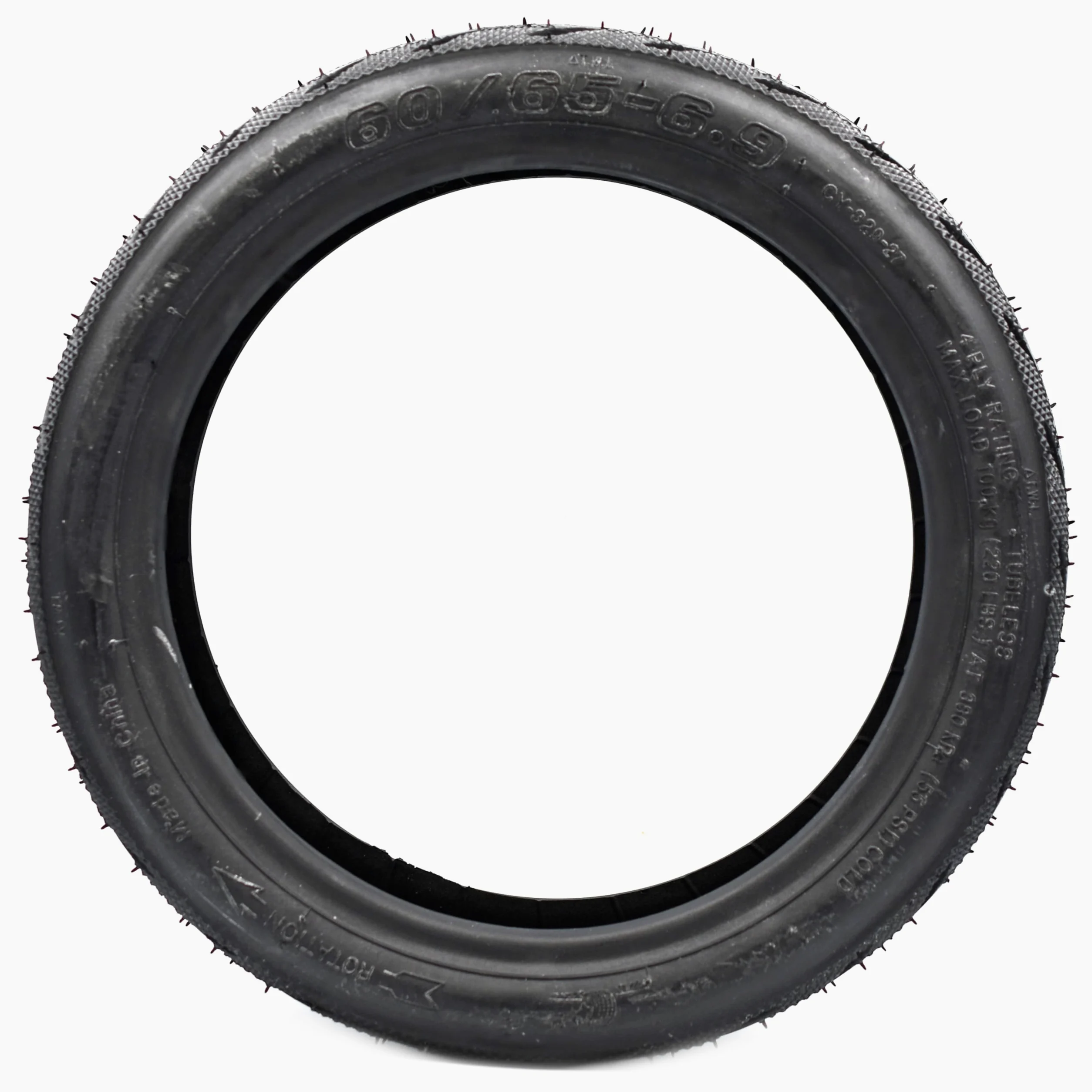 myBESTscooter - 60/65-6.9 Neumático sin cámara autoreparable para Segway Ninebot G2 G65 Rueda de repuesto de goma Neumáticos de rueda con válvula
