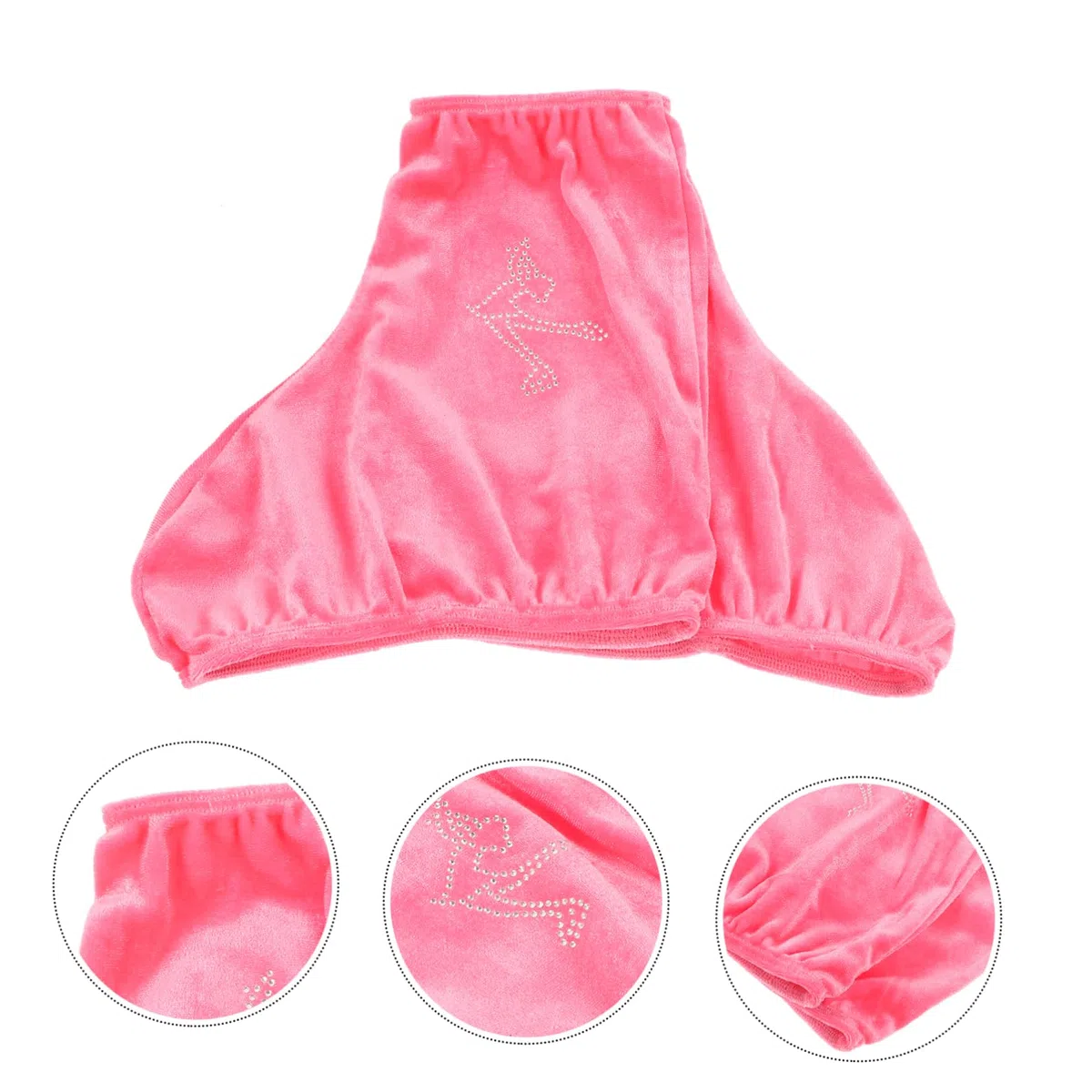 YARNOW Fundas para Patines Almohadillas Patinaje Accesorios Hielo Protector de Patines Protecciones Skate Cubierta Lavable Cubierta de Maletero Cubre Botas de Patines poliéster Rosa