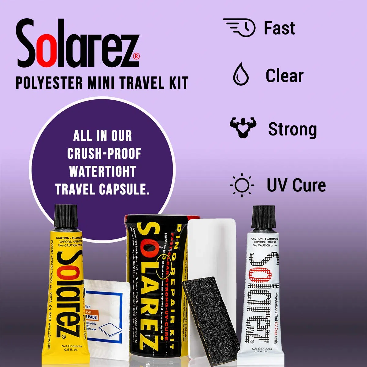 Solarez Unisex Mini Pro Kit de viaje