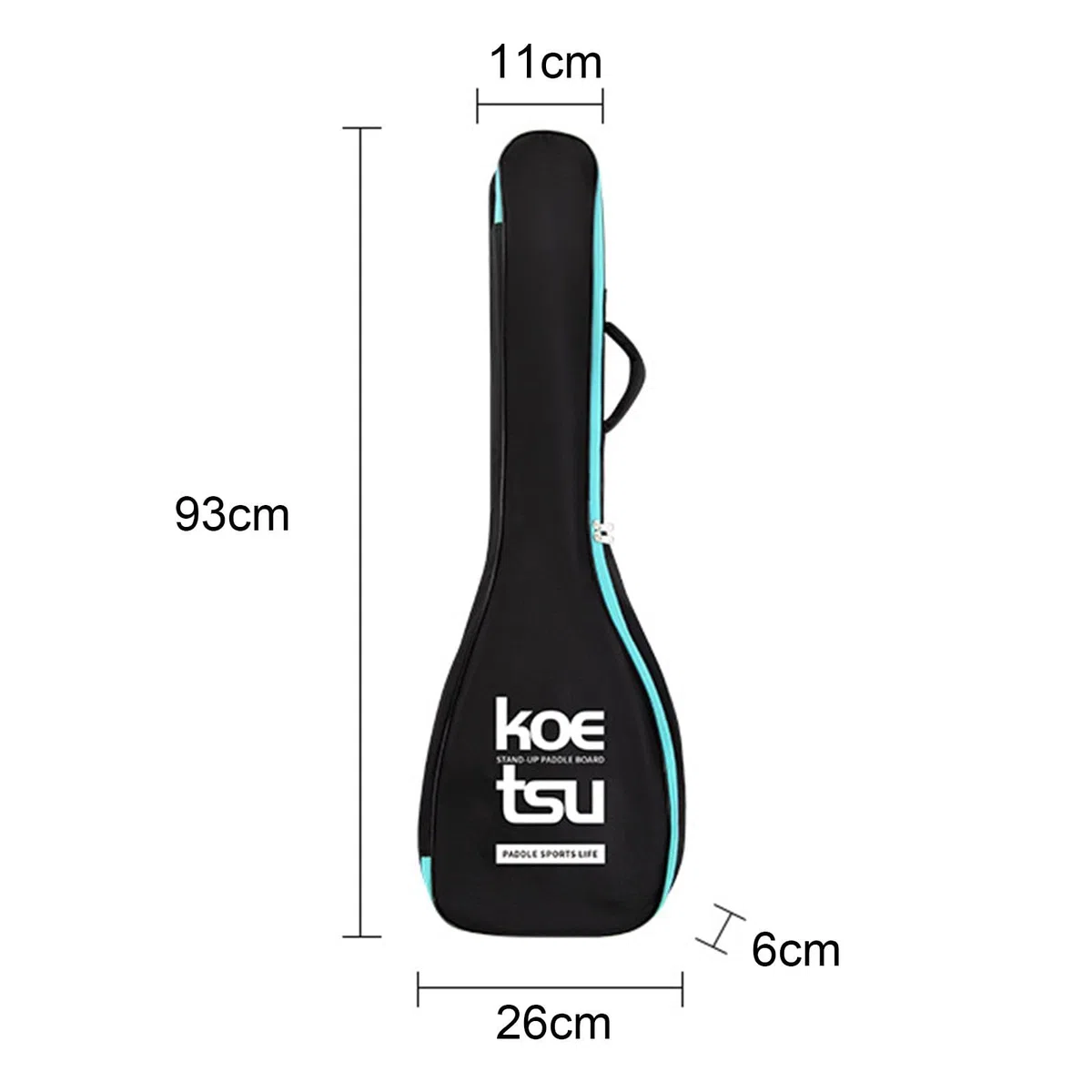 Bag Paddle Storage Bag Titular de la Bolsa Funda Paddle Carrier para Canoa Barco