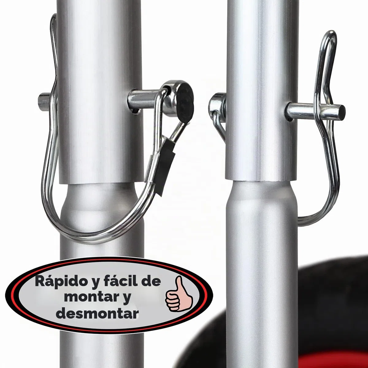 ALPIDEX Carro Transporte Sup Stand Up Paddle Board Trolley Ø 25 cm Ancho Neumáticos Caritto Plegable Tabla Surf
