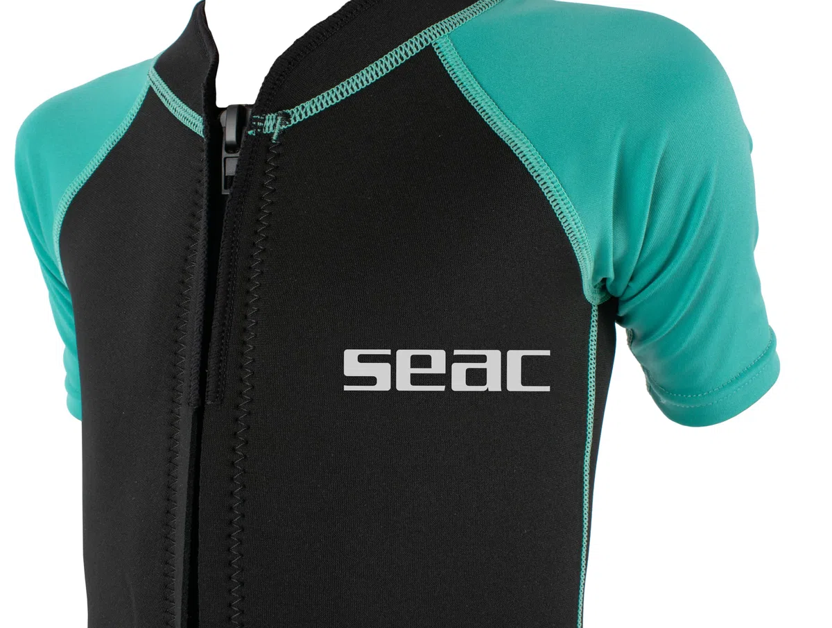 Seac Dolphin, Traje de Neopreno Shorty en Neopreno de 1,5 mm y Lycra para Nadar, bucear y Jugar en el Agua
