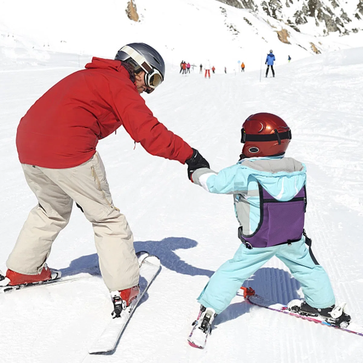 Arnés de entrenamiento de esquí y snowboard para niños, correa de entrenamiento para niños, correa de snowboard para esquiar, entrenador de snowboard, arnés de entrenamiento para niños pequeños,
