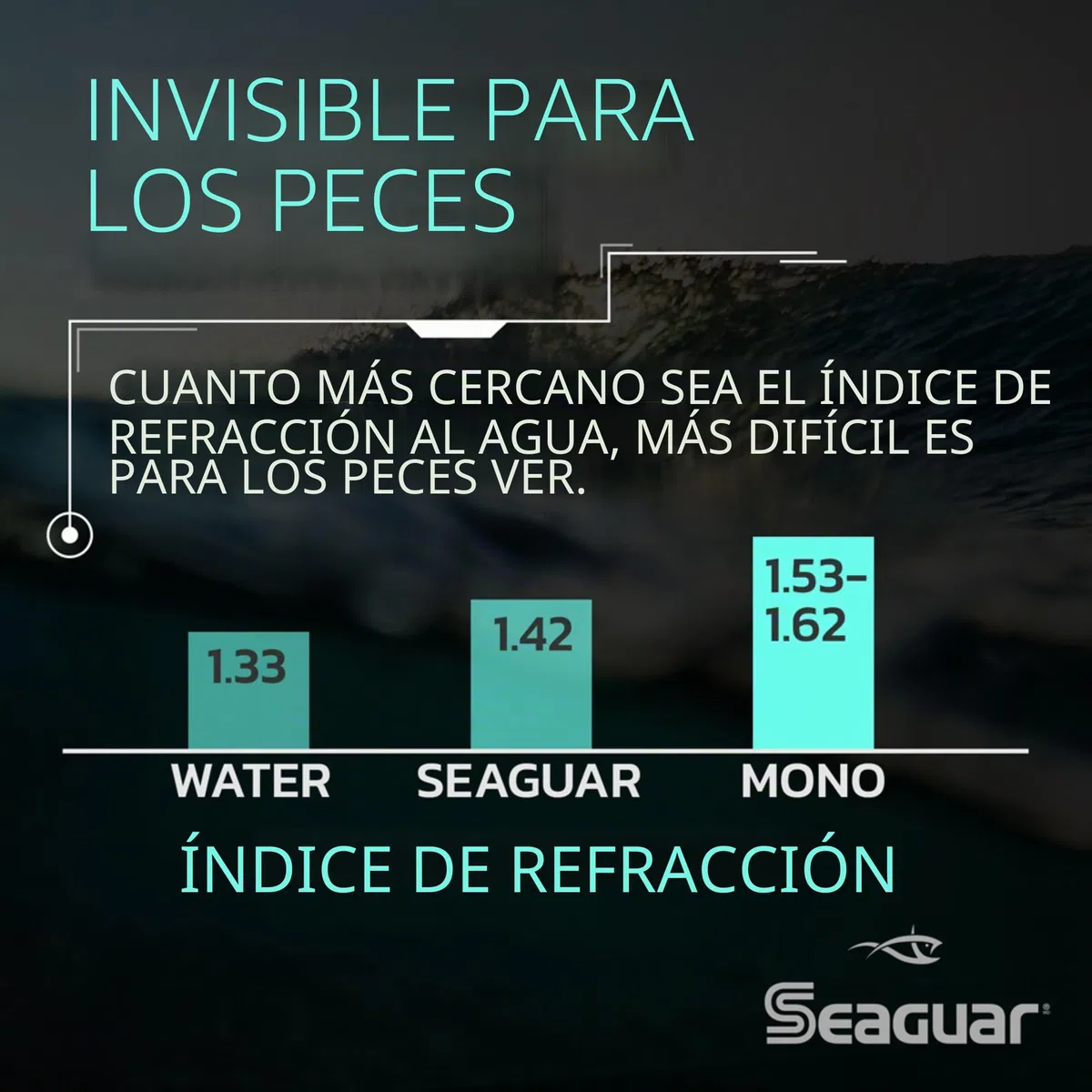 Seaguar Red Label - Línea de Pesca de fluorocarbono de 1000 Yardas