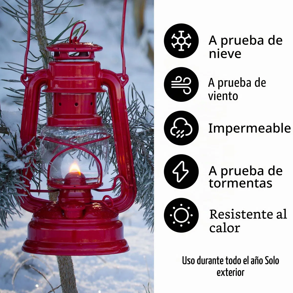 Feuerhand 276 - Farol de aceite para huracanes para exteriores, fabricado en Alemania desde 1893, lámpara de parafina con acero galvanizado, queroseno resistente al óxido, tanque de 300 ml, combustión