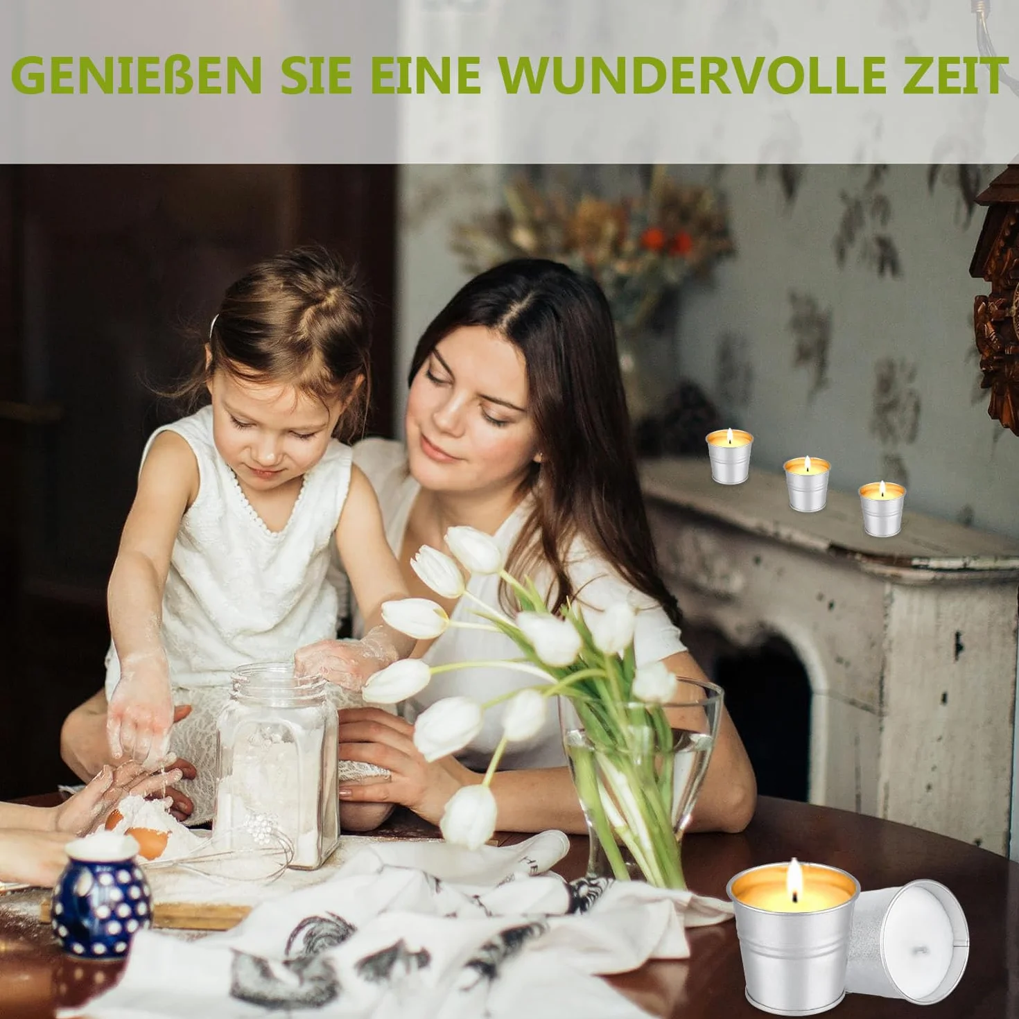 Velas de citronela para exteriores, 140 horas de combustión, 8 unidades, para exteriores, citronela, cera de soja, juego de velas de té de limón, velas perfumadas para interior y exterior, para