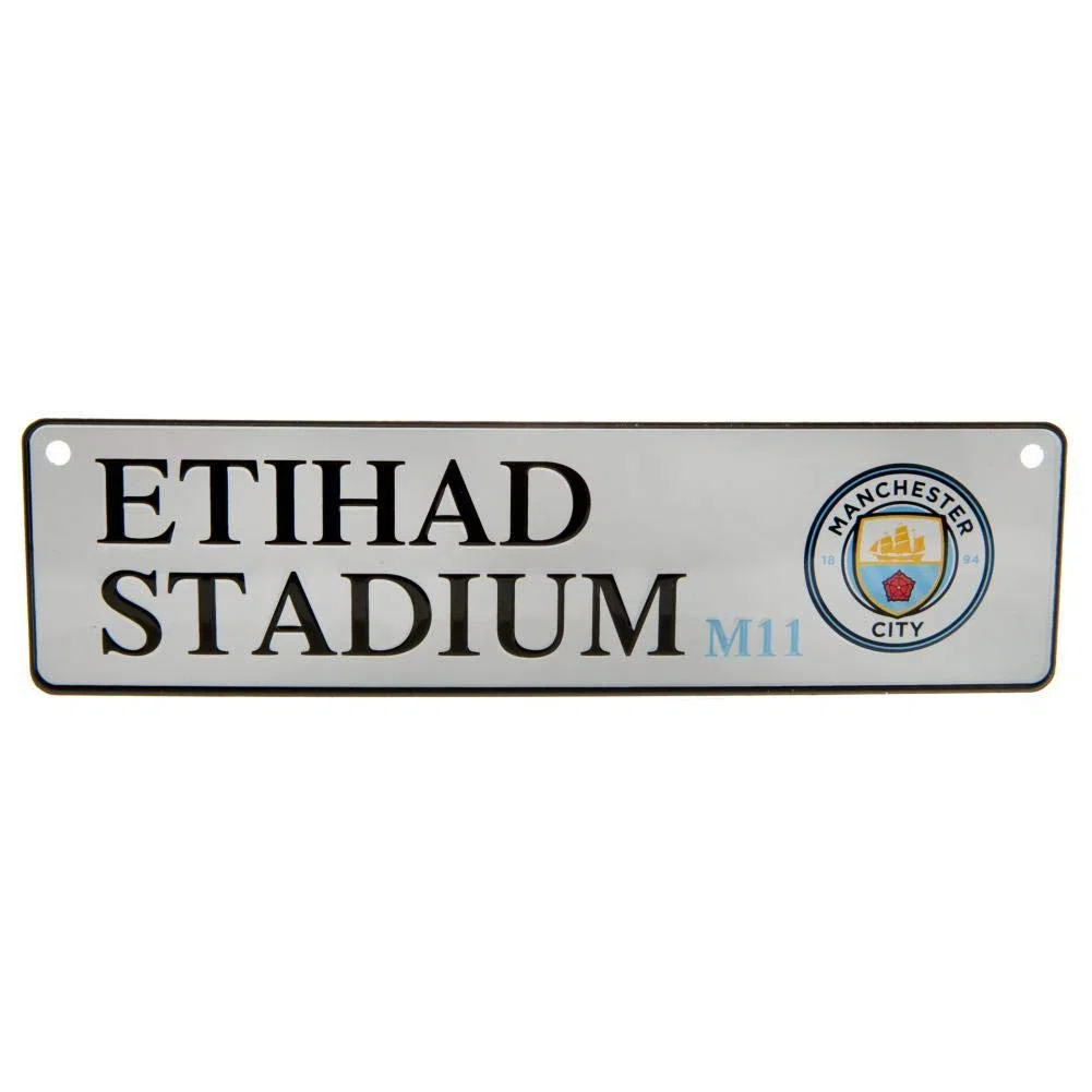 Manchester City F.C. Letrero oficial para ventana