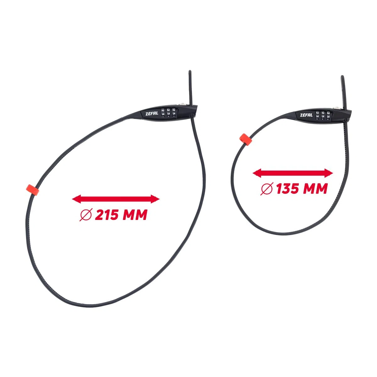 ZEFAL K-Traz Zip3 XL - Candado Bicicleta Combinacion Con 3 Dígitos - Candado Cable Casco Autobloqueante - Antirrobo Bicicleta Zip Tie Ligero - 100g
