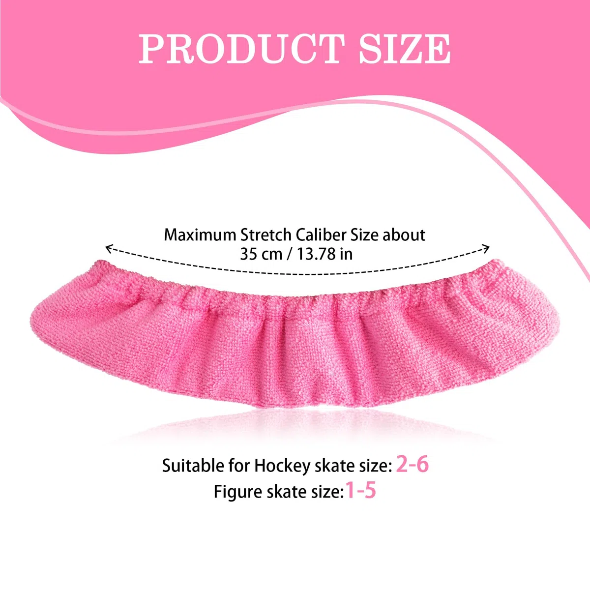 Cuayaes Protectores de patinaje sobre hielo, fundas suaves para cuchillas de patinaje sobre hielo, protectores de patinaje artístico, protectores de patinaje artístico para jóvenes, cubierta
