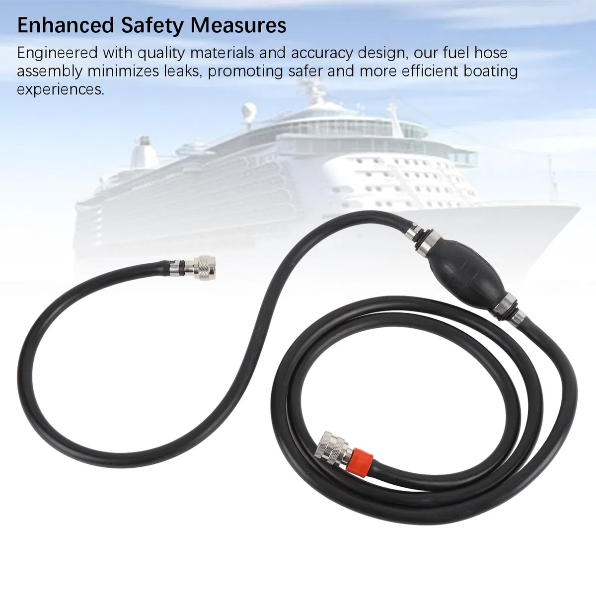TOHATSU Conjunto de manguera de fueraborda para barco Kit de reemplazo de línea de de motor marino de plástico premium para modelos 3B7 70200 Accesorio duradero para