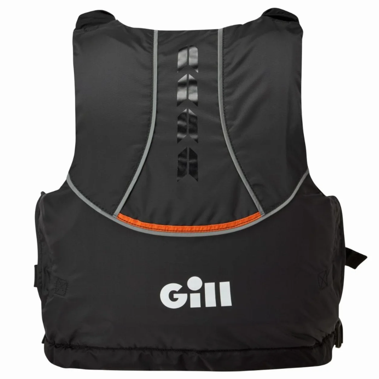 Gill Pro Racer Side Zip 50N Kayak Dinghy Sailing PFD Buoyancy Aid para Deportes acuáticos - Negro Naranja - Unisex