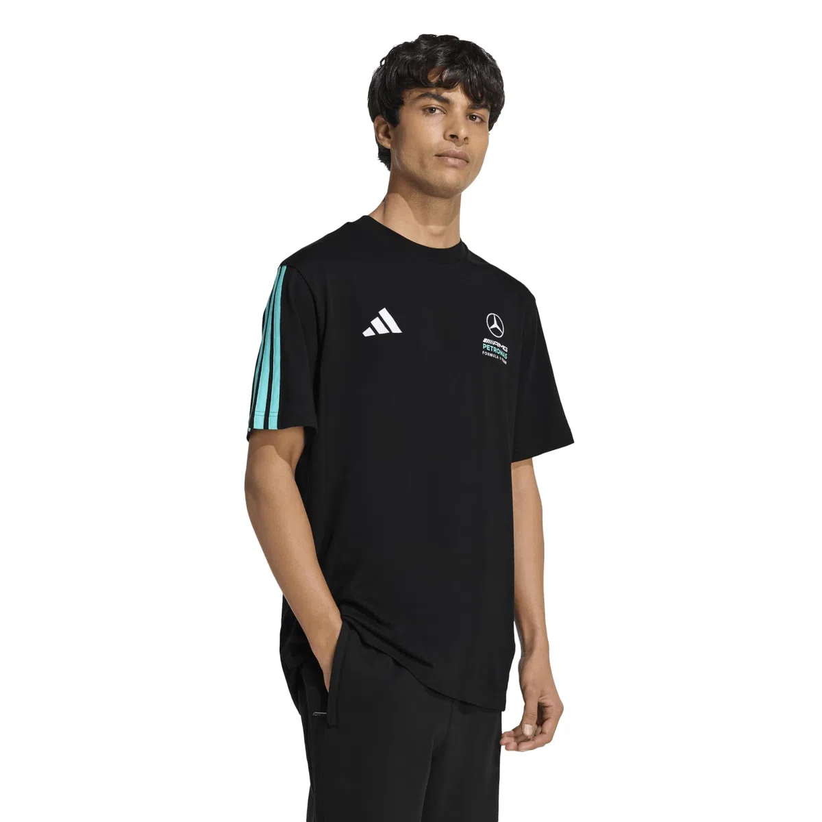 adidas Men's Camiseta Mercedes - AMG Petronas Formula 1 Team DNA