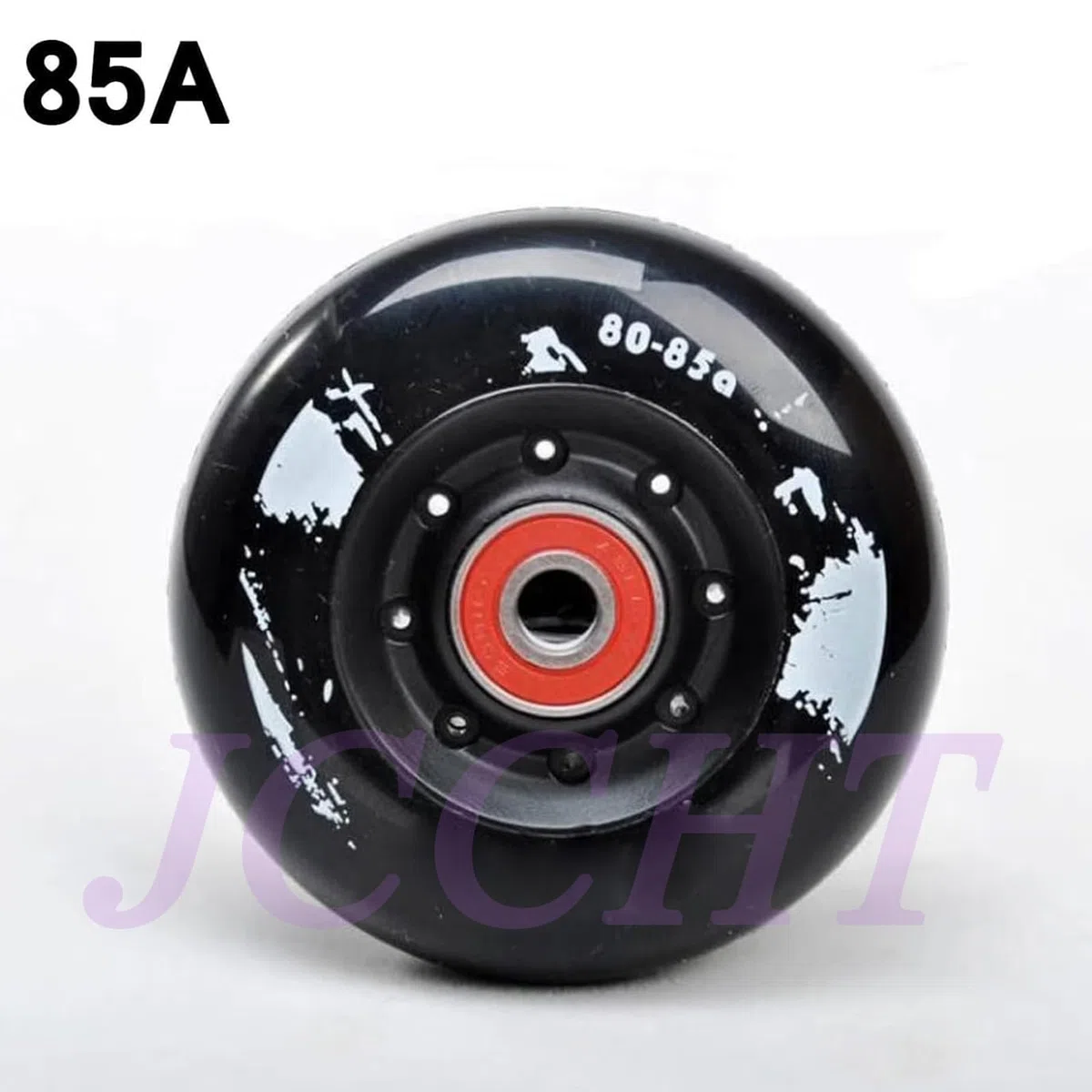 Ruedas de Patines en línea 85A con rodamiento ABEC-7 de 72 mm, 76 mm y 80 mm para Hockey sobre Patines. Ruedas de Repuesto para Patinaje.