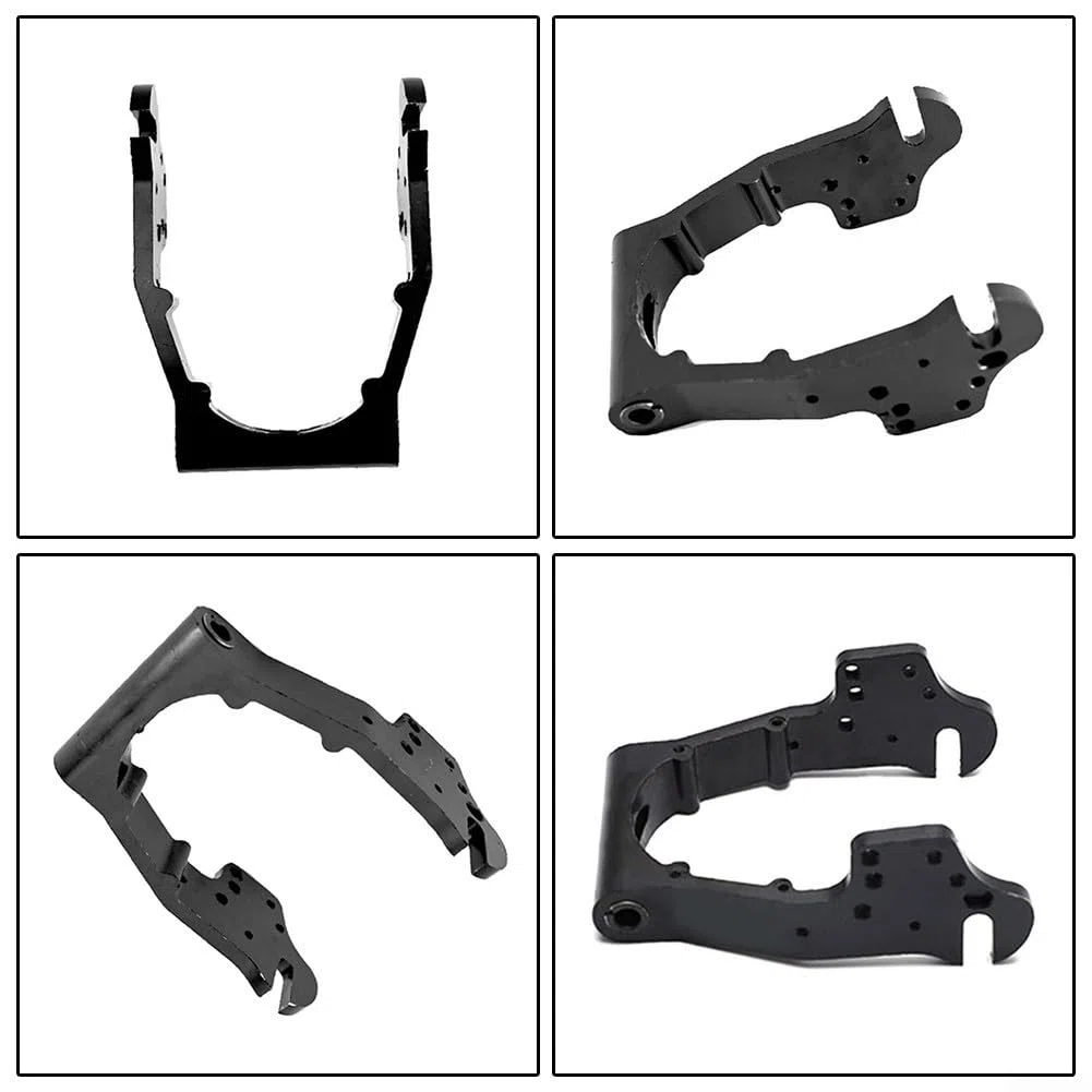Horquilla trasera para scooter eléctrico, material de hardware, para accesorio de scooter eléctrico, apto para scooter eléctrico Kugou de 10 pulgadas, resistente al desgaste y