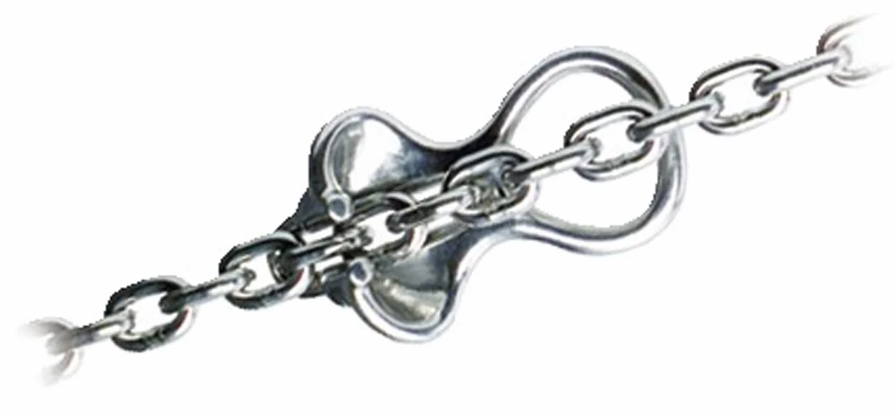 Anclaje Osculati para cadenas de fondeo de 6-8 mm - Alivia la carga del molinete