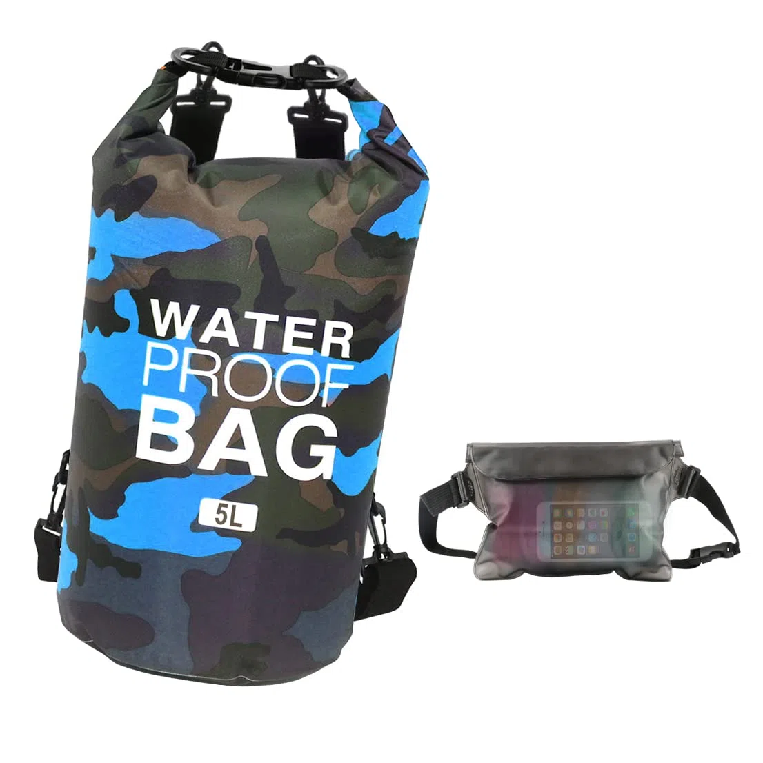 Bolsa Seca Impermeable, Mochila Seca Flotante Bolsa de Playa Saco seco liviano para la Playa, Paseos en Bote, Pesca, Kayak, natación, Rafting, Camping 5L 10L 15L 20L 30L
