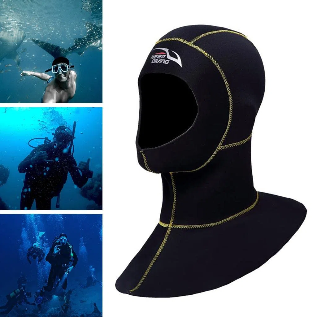 Oshhni Gorro de Neopreno para Deportes acuáticos - Mantén el Calor en el Agua