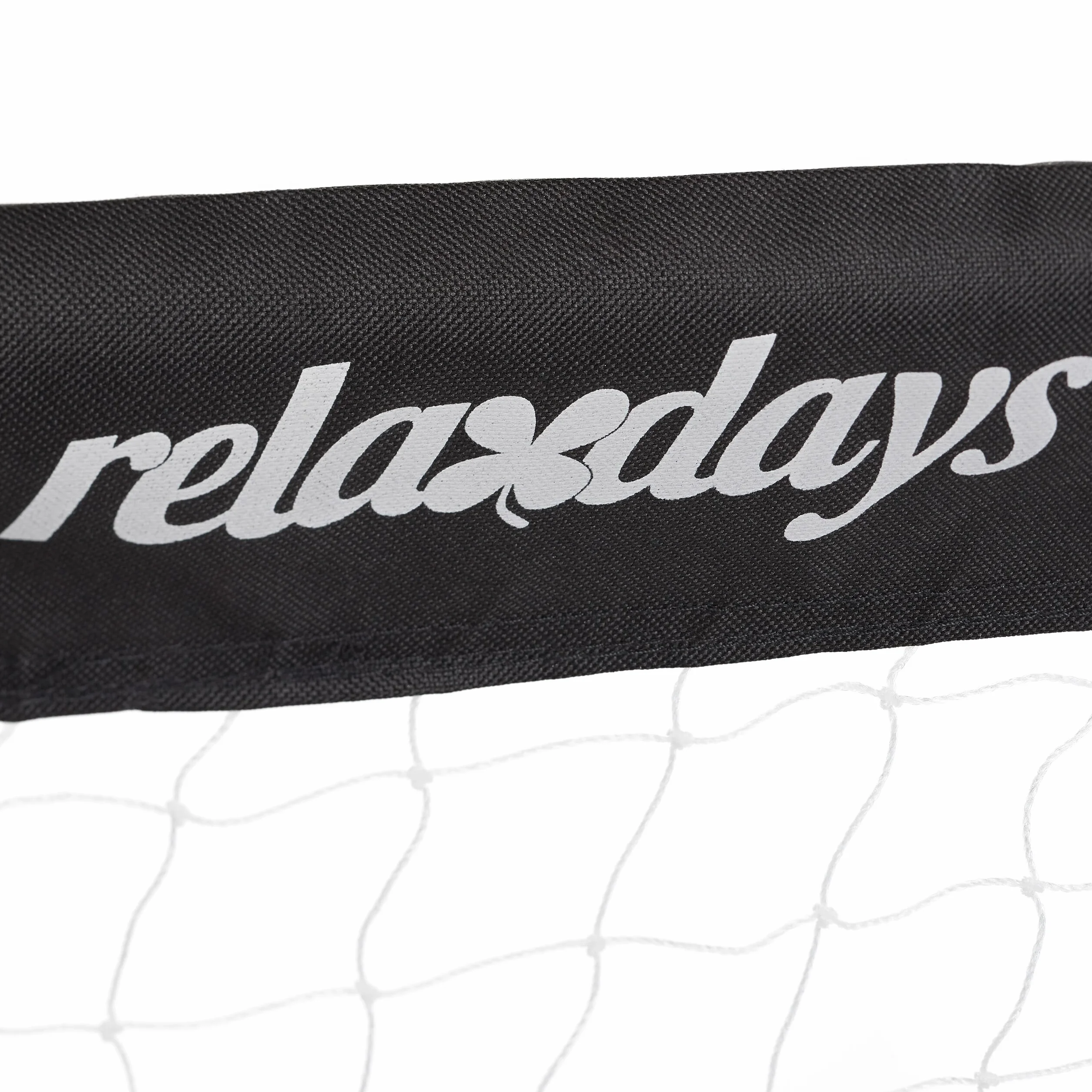 Relaxdays Portería Fútbol Niños y Adultos con Red para Jardín, Hierro y Poliéster, Gris y Negro, 110 x 150 x 75 cm