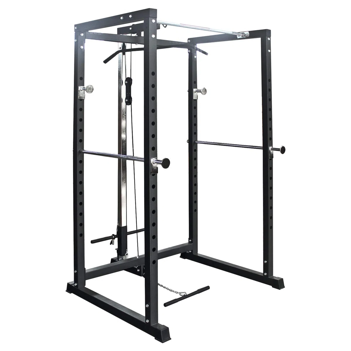 TrainHard – Power Rack Pesas Jaula Squat Multi Prensa con poleas