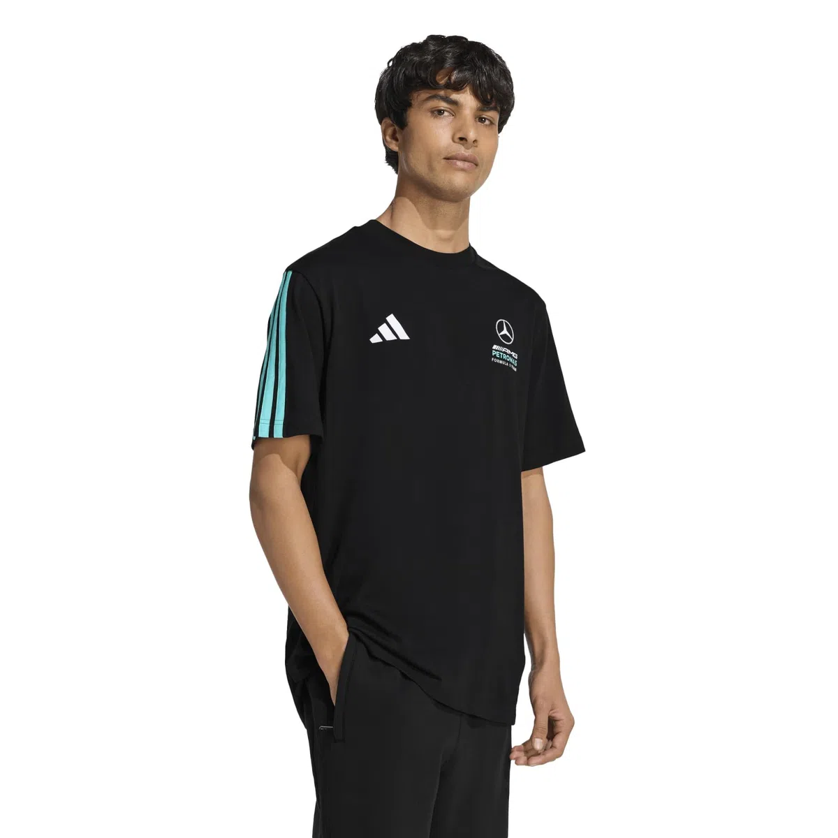 adidas Men's Camiseta Mercedes - AMG Petronas Formula 1 Team DNA