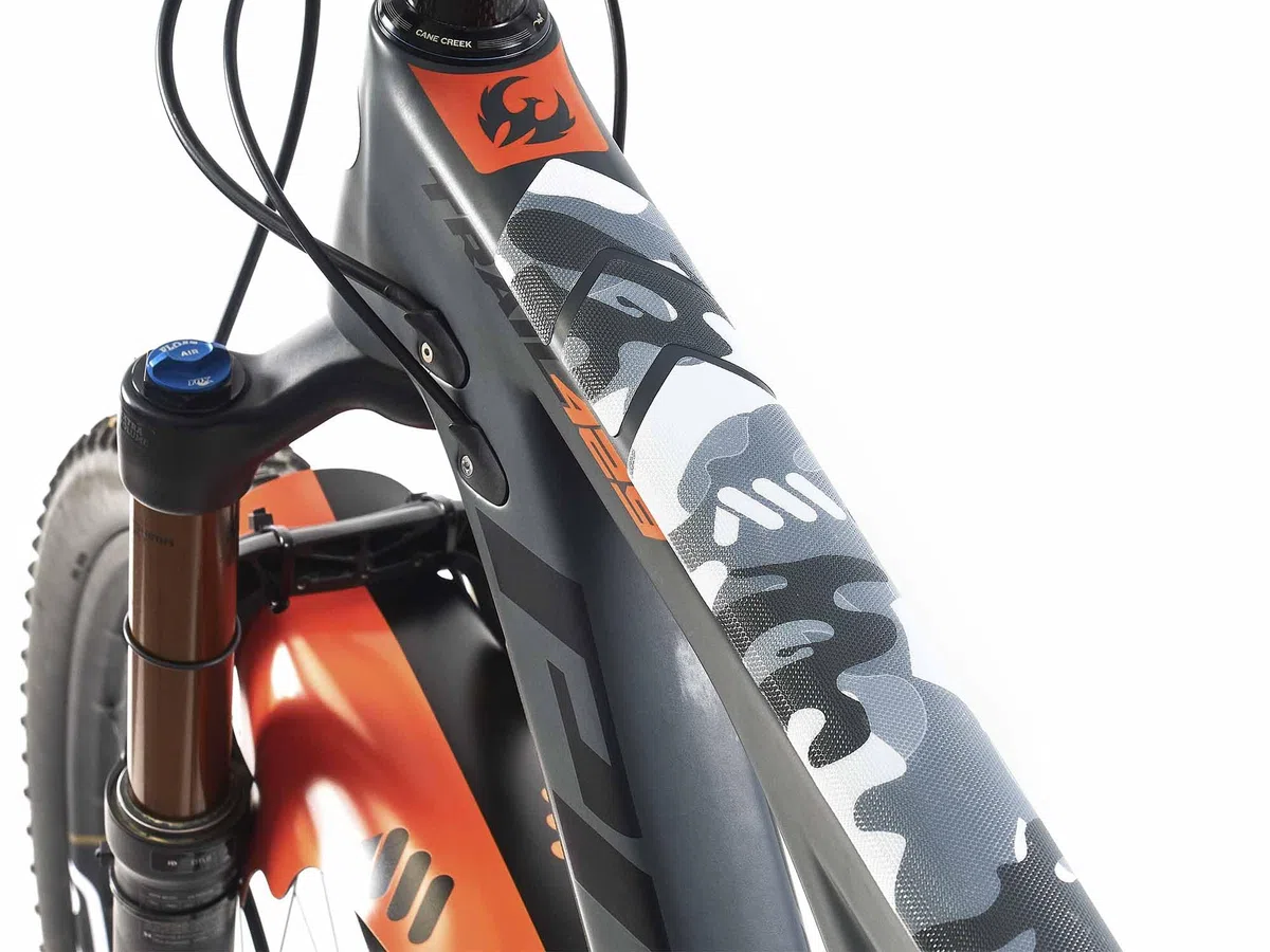 All Mountain Style Protector Cuadro Bicicleta MTB | Protector Adhesivo Cuadro Bici Modelo Basic con 9 Protectores | Protege tu Bicicleta de Arañazos y Golpes