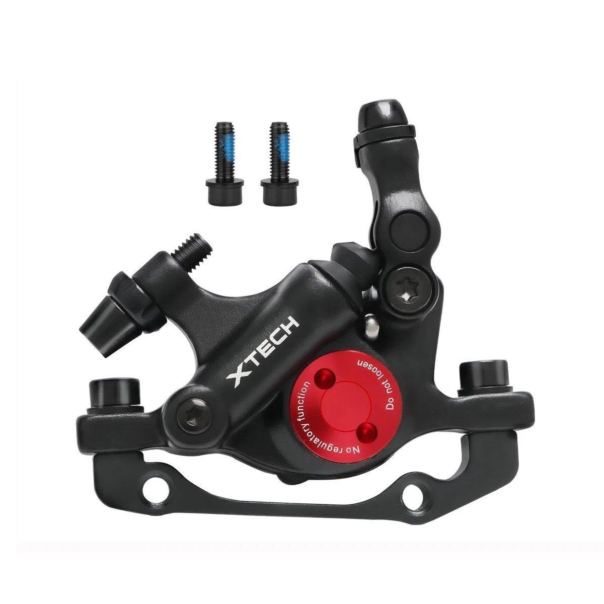 Pinzas de Freno de Disco hidráulicas para Bicicleta, HB-100 Frenos de Disco MTB Pinza Delantera/Trasera, Frenos de Doble pistón con tracción por Cable