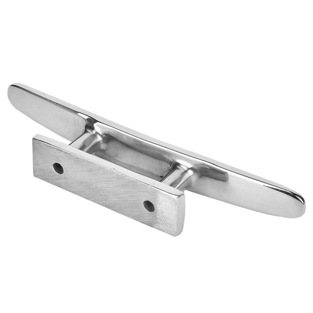 Cornamusa para Barco, Base Abierta Marina, Cornamusa de Base de Acero Inoxidable, Accesorio para Barco Pulido con Espejo, Cornamusa de Base, Accesorios de Base de Cuerda Marina