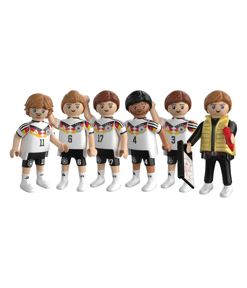 PLAYMOBIL | DFB | Juego de Jugadores 1 | Figuras de fútbol | Juego de fútbol | 210449
