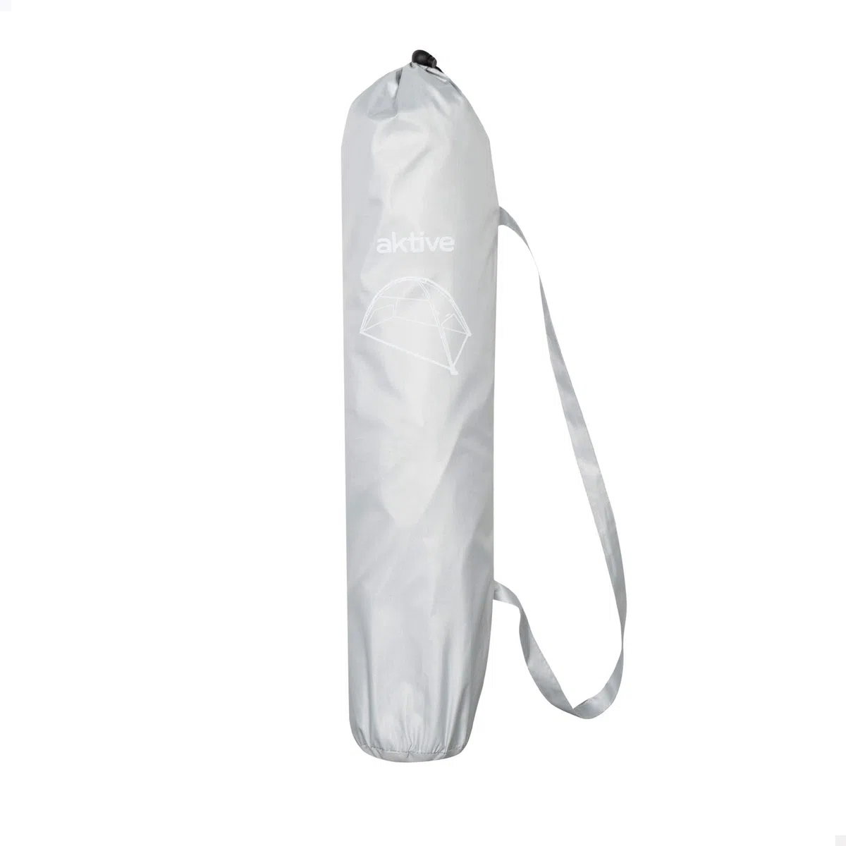 AKTIVE Tienda de Playa, 220 x 120 x 115 cm, 2 Personas, Protección UV50, Revestimiento Interior Plateado, Incluye piquetas, Bolsa de Transporte, Carpa Impermeable, Refugio Pesca (62321)