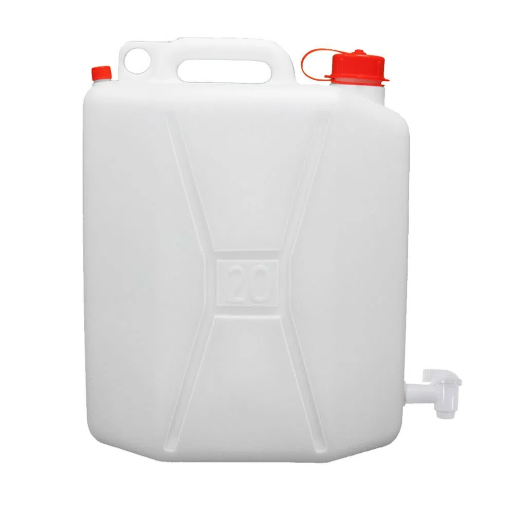 Wolfpack Linea Profesional 5085535, Bidon Garrafa Plastico Alimentario 20 litros con Grifo 0, Multicolor, litros con Grifo