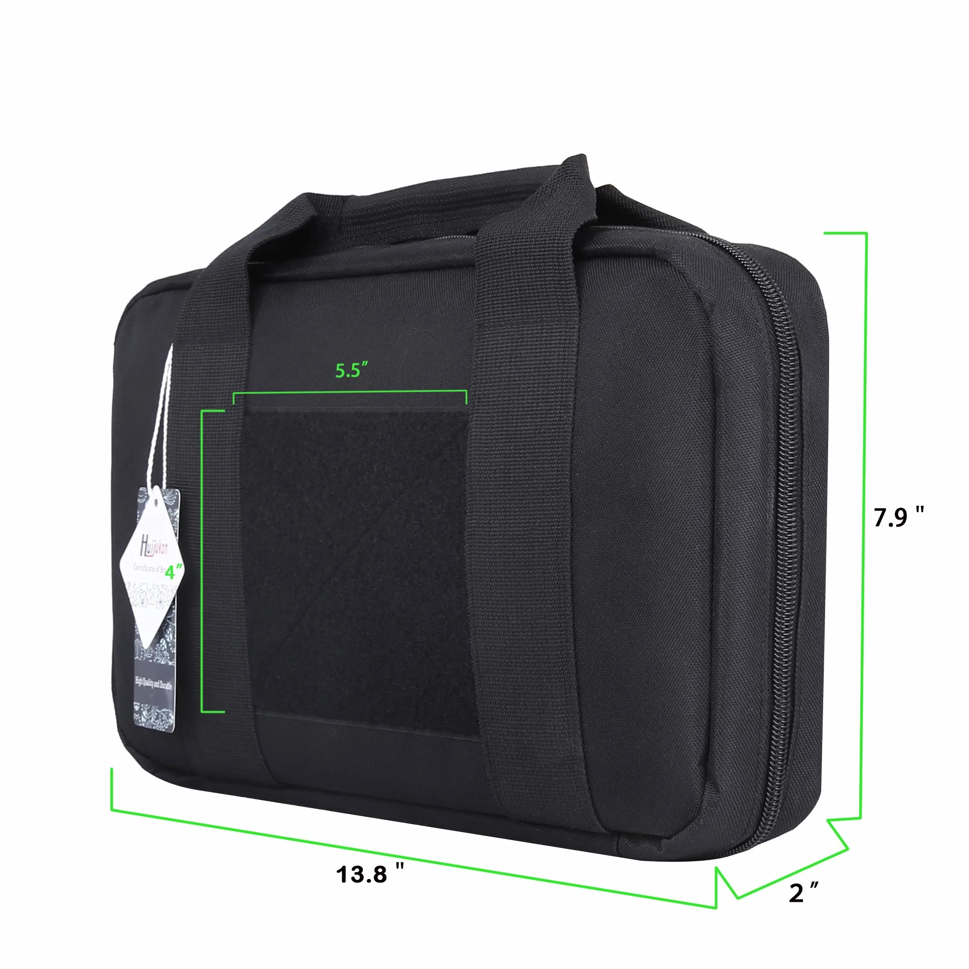 Huijukon Bolsa táctica para pistola 1000D nailon (negro)