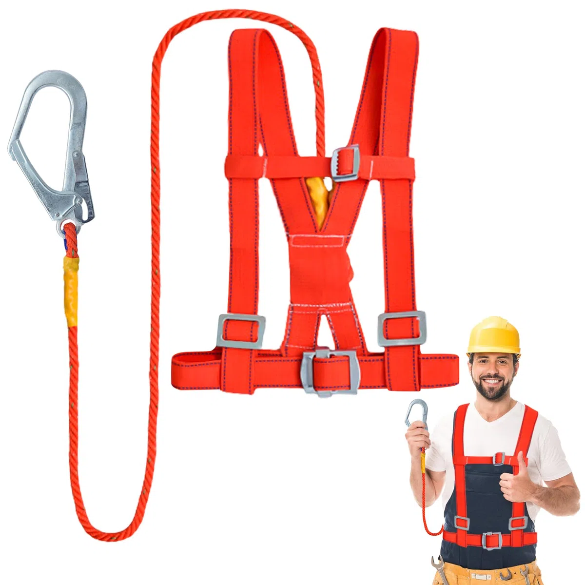 Cinturón de escalada anticaída, correa de seguridad para salvamento de fuego, montañismo, equipo de escalada