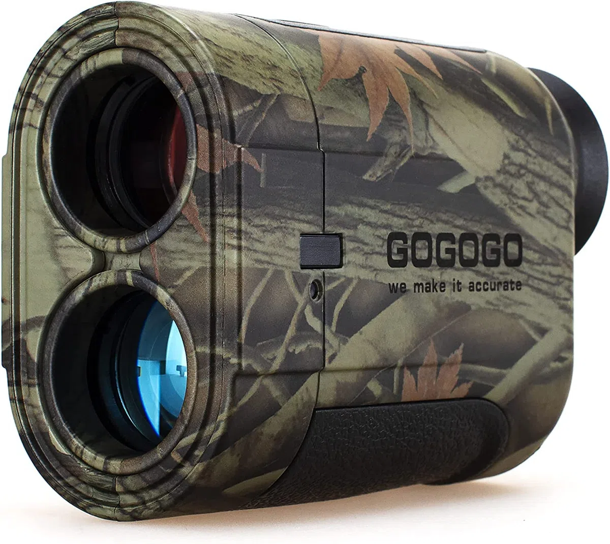 Gogogo Sport Vpro Telémetro Caza Golf 1097 M/Yardas, Medidor Laser 3 Modos de Bloqueo de Bandera & Vibración, Escaneo, Velocidad, Pantalla HD Precisión ±1yd, Batería Gratis