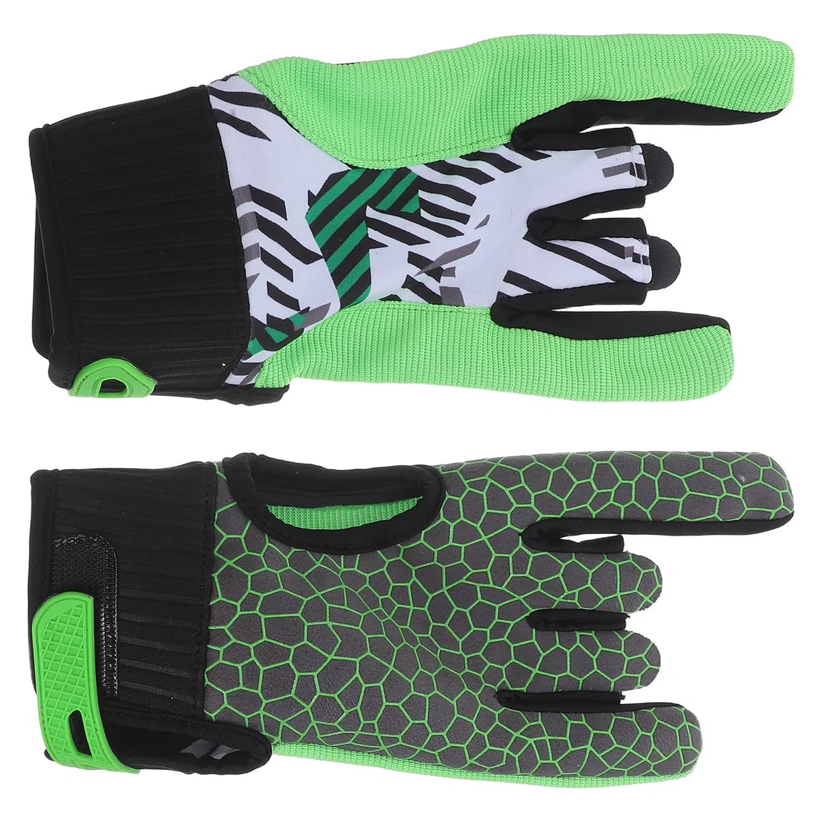 Guantes De Bolos Profesionales Antideslizantes Transpirables Guantes Deportivos con Ajuste Autoadhesivo En Muñeca para Juego Preciso Talla L 8.26X3.74X0.11In