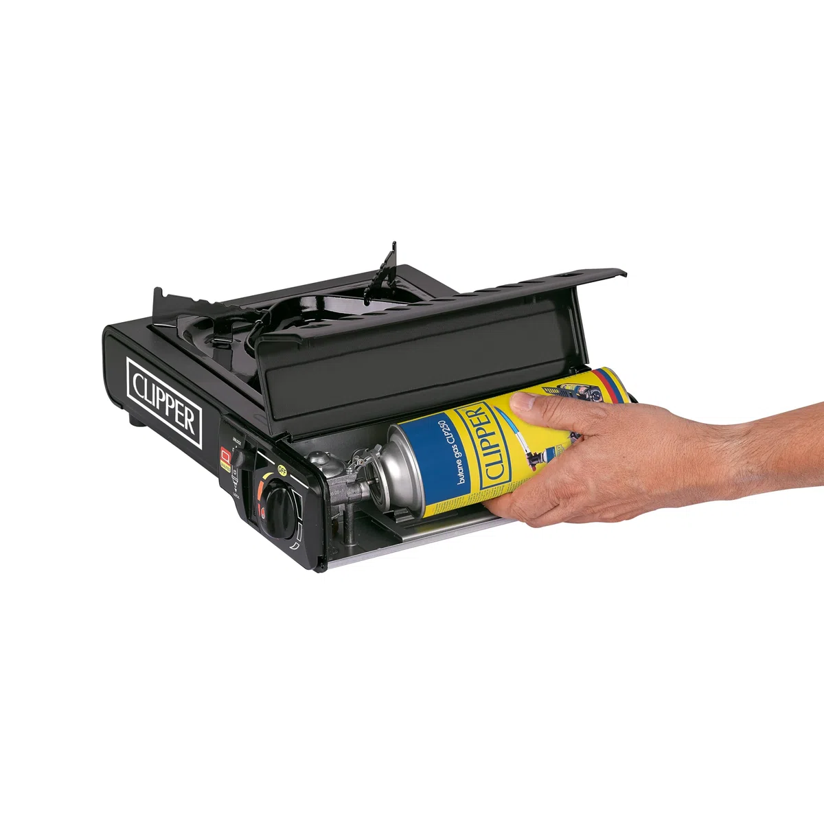 Clipper - Cartuchos de 400ml de Gas Universal para Dispositivos de Fuego | Válvula GLP250 | Camping Gas, Estufas, Sopletes y Cocina