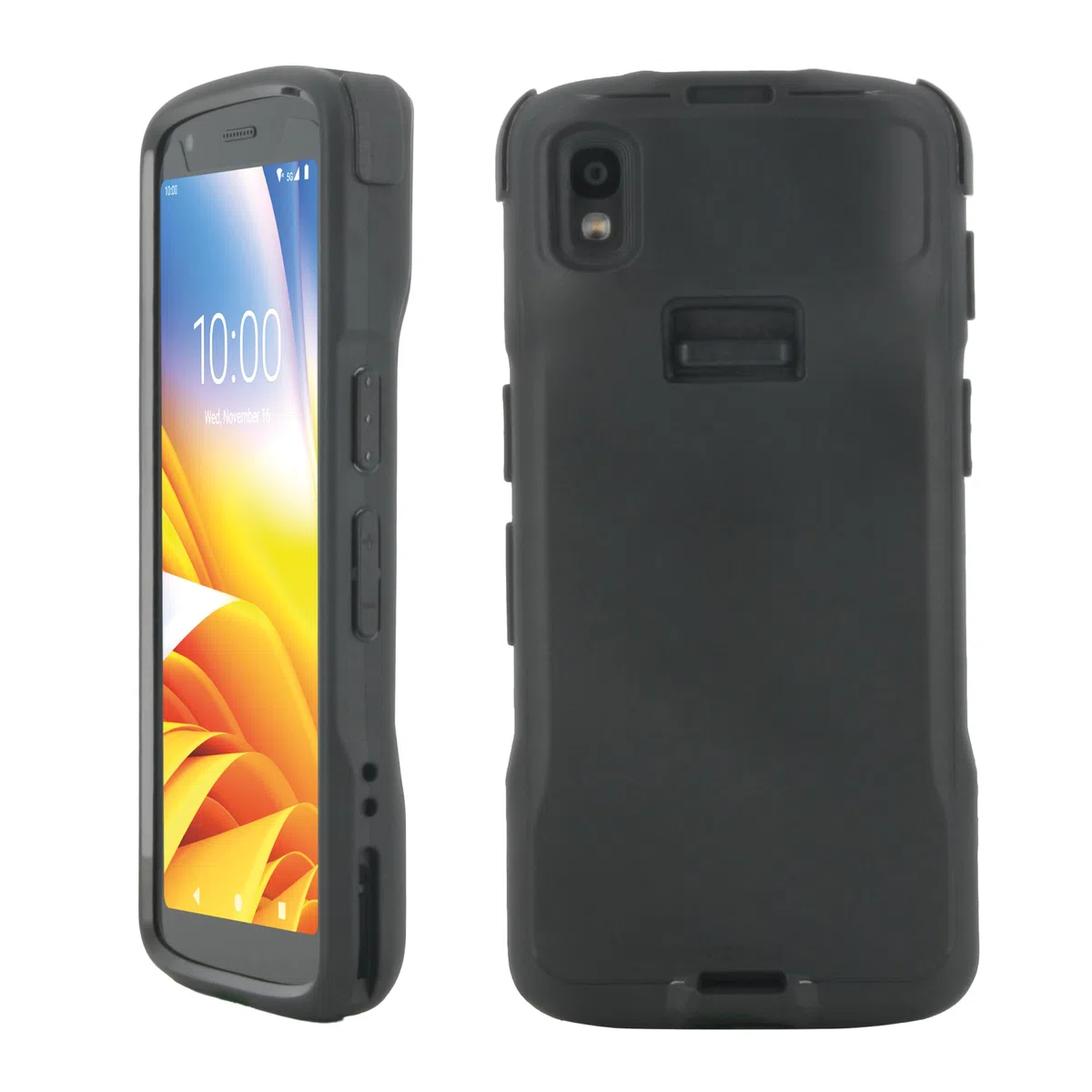 Mobilis Funda para Zebra TC22 & TC27 (Parte Posterior Cerrada), Protección contra Caídas Grado Militar Antigolpes, Carcasa Reforzada para Ordenador Móvil Compatible Estación de Carga