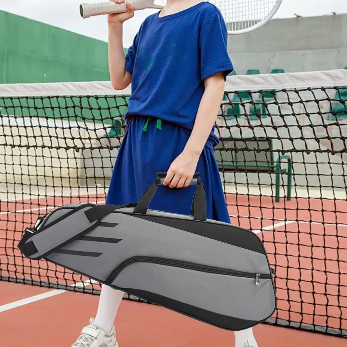 Bolsas Raquetas De Tenis - Bolsas Impermeables Para Fundas Para Raquetas | Bolsas Duraderas Para Raquetas De Bádminton | Bolsas De Transporte Para Raquetas De Hombro Sin Complicaciones | Bolsa De