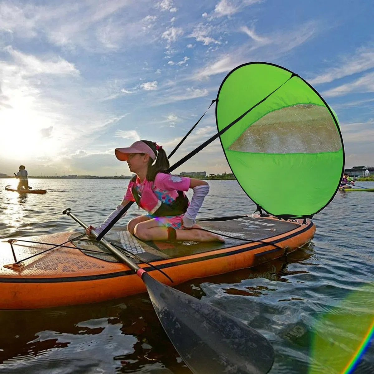 Velas De Stand Up Pádel – Velas De Windsurf, Tablas De Stand Up Pádel, Velas De Kayak Con Ventana Transparente | Tabla De Surf De Pádel Portátil, Suministros De Navegación De Plaisanc