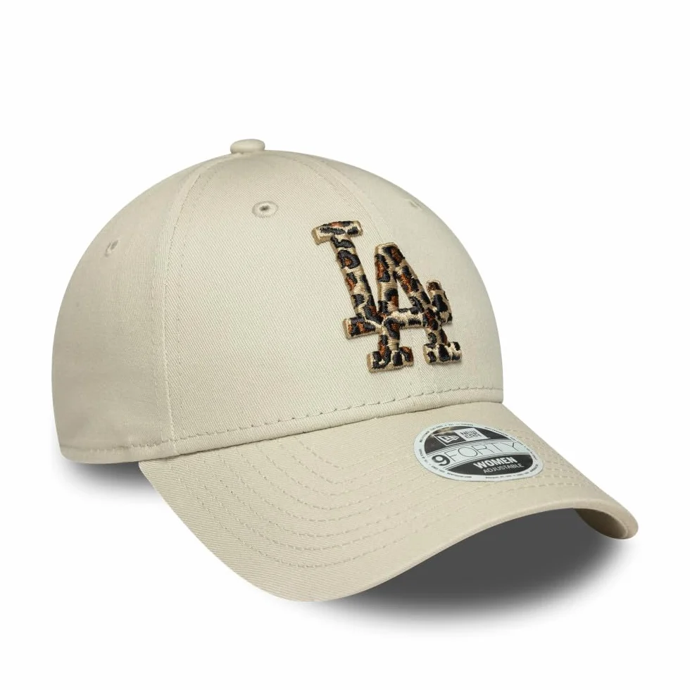 New Era Gorra ajustable para mujer, diseño de leopardo